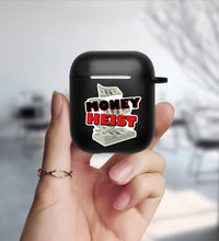 Load image into Gallery viewer, Money Heist Matte Black Cover For Apple airpods