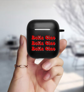 Money Heist Matte Black Cover For Apple airpods