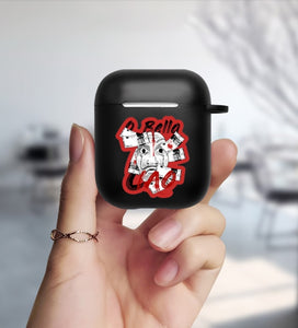 Money Heist Matte Black Cover For Apple airpods