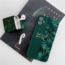 Load image into Gallery viewer, Green banana leaf phone Case For iphone 12