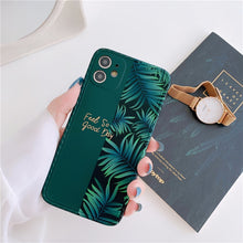 Load image into Gallery viewer, Green banana leaf phone Case For iphone 12