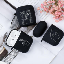 Load image into Gallery viewer, Art Retro Abstract lines Silicone Case For Airpods