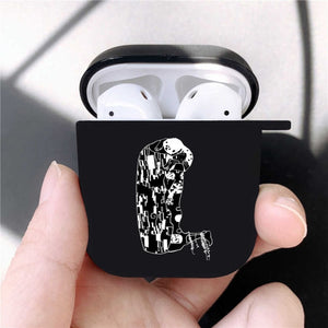 Art Retro Abstract lines Silicone Case For Airpods