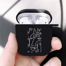 Load image into Gallery viewer, Art Retro Abstract lines Silicone Case For Airpods