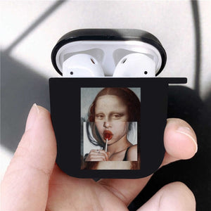 Art Retro Abstract lines Silicone Case For Airpods